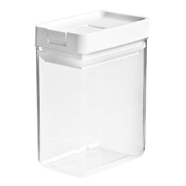 Tanque de almacenamiento de grano Recipiente de grano transparente con cierre y sellado Organizador de almacenamiento de cocina, 700 ml Sweethay HA001485-02
