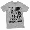 thumbnail image 6 of Men's Fishing anger management T-shirt Fisherman fishing hobby funny gift tee shirt (3X-Large Black), 6 of 7