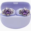 thumbnail image 1 of Accesorios con clip para auriculares BEVCEFCC para Bose Ultra, óvalo morado, 1 of 7