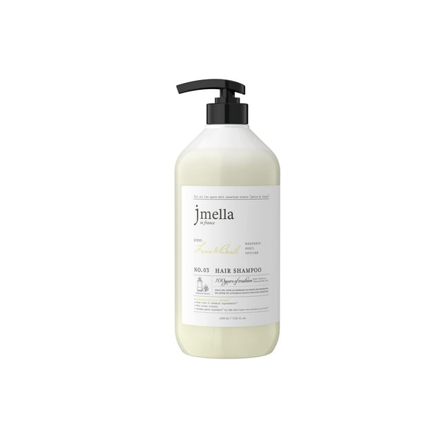 Champú jmella de lima y albahaca, 1 litro, con fragancia de lujo