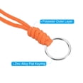 thumbnail image 4 of Uxcell 18" Paracord Lanyard Necklace Keyring Badge Holder Strap, Orange 3 Pack, 4 of 5