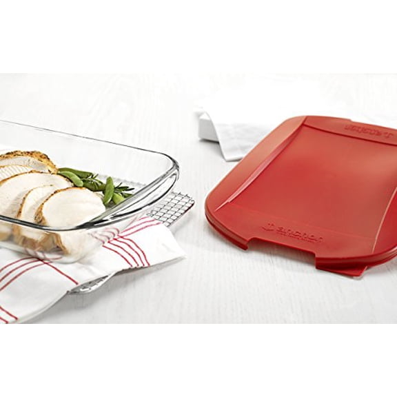 Anchor Hocking 3-Quart Rectangular Baking Dish with Embrace Lids, Set of 3