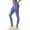 Blue, variant on Best Yoga Pants for Women Womens Legging Stretch Waist Belly Control Workout Trousers Solid Color Comfortable Tights Slim Fit Climb Athletic Jogger Gray