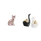 thumbnail image 1 of Elegante conjunto de esculturas de y cisne. Figuras artísticas de animales para chimenea, estantería y mesa. Colección de adornos decorativos p, 1 of 8