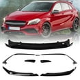 thumbnail image 3 of Front Bumper Aero Kit, Simple Installation Bumper Aero Lip  Replacement For - A-Class W176 -Line A45 2015-2018 For Car, 3 of 8