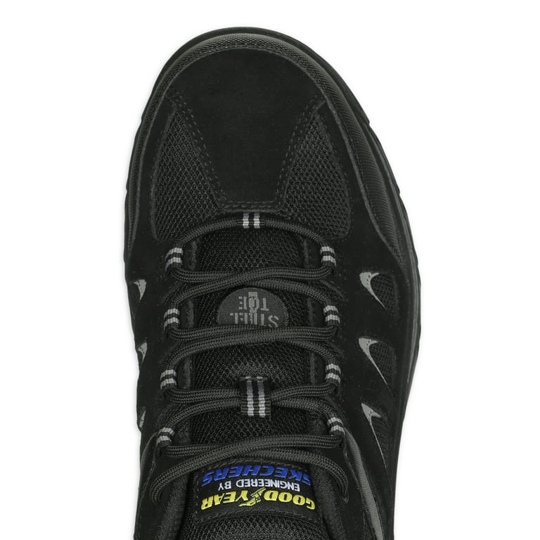 Goodyear Men's Hawk Slip Resistant Steel Toe Shoes - Black - 1 Each