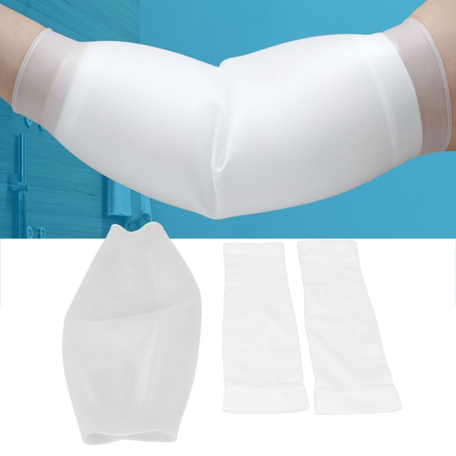 Couvre-ligne de Pique Imperméable, Réutilisable, Couvre-Ligne de Pique pour Bras en Silicone, Manchon de Ligne de Pique Réutilisable, Couvre-Ligne de Pique Imperméable, Manchon de Ligne de Pique Élastique, Plaie Sèche pour Bras
