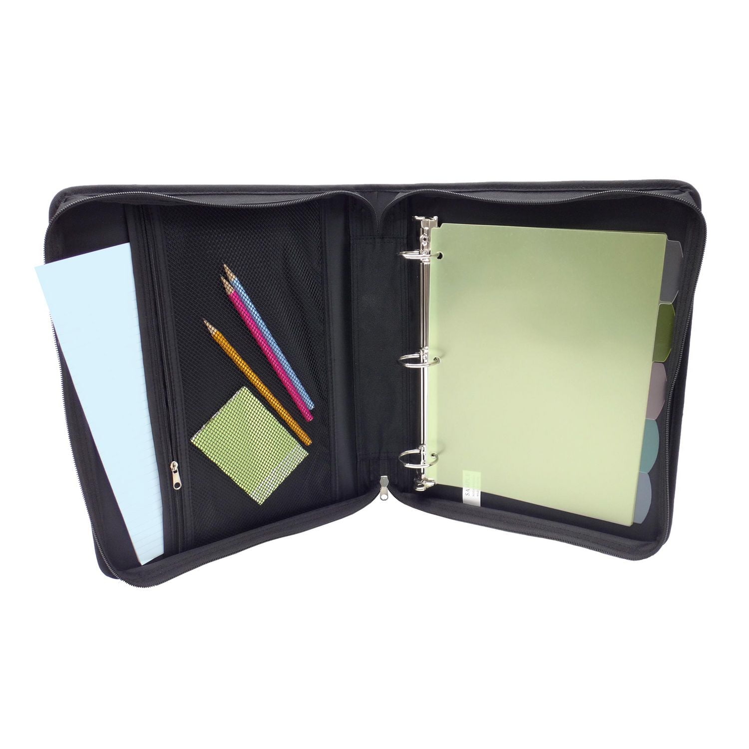 Mead ProPlatinum 1.5" Vertical Zipper Binder, Zipper Binder