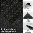 thumbnail image 3 of Black Gold Geometry Pattern Kitchen Rugs Sets Of 3,Kitchen Runner Rugs Non Skid Washable,Decorative Kitchen Floor Mats for Kitchen,Sink,Laundry,17"x30"+ 17"x47" + 17"x59", 3 of 6
