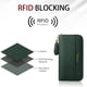 thumbnail image 5 of Bolso de mano plegable con borlas Wallet Travelambo para mujer, color verde carbón, 5 of 8