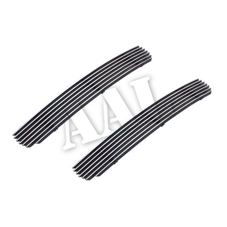 G35 Billet Grill AAL BOLT ON / BOLT OVER BILLET GRILLE / GRILL INSERT For 2003 2004 2005 2006 2007 INFINITI G35 (2 DOOR COUPE) 2PCS BUMPER BOLTON ()
