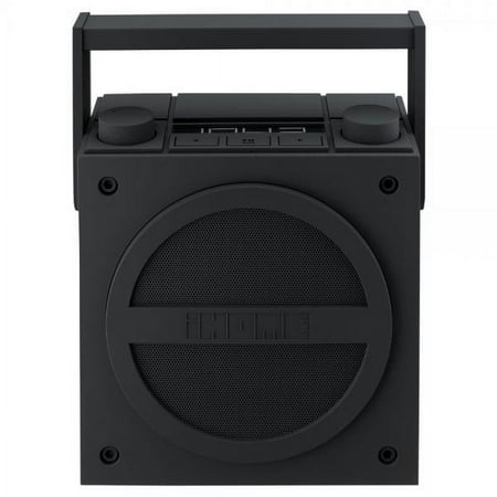 iHome iBT4BC Bluetooth Rechargeable Boombox with FM Radio