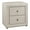 Beige, variant on 21 in. Linen Blend Two Drawer Nightstand, Beige
