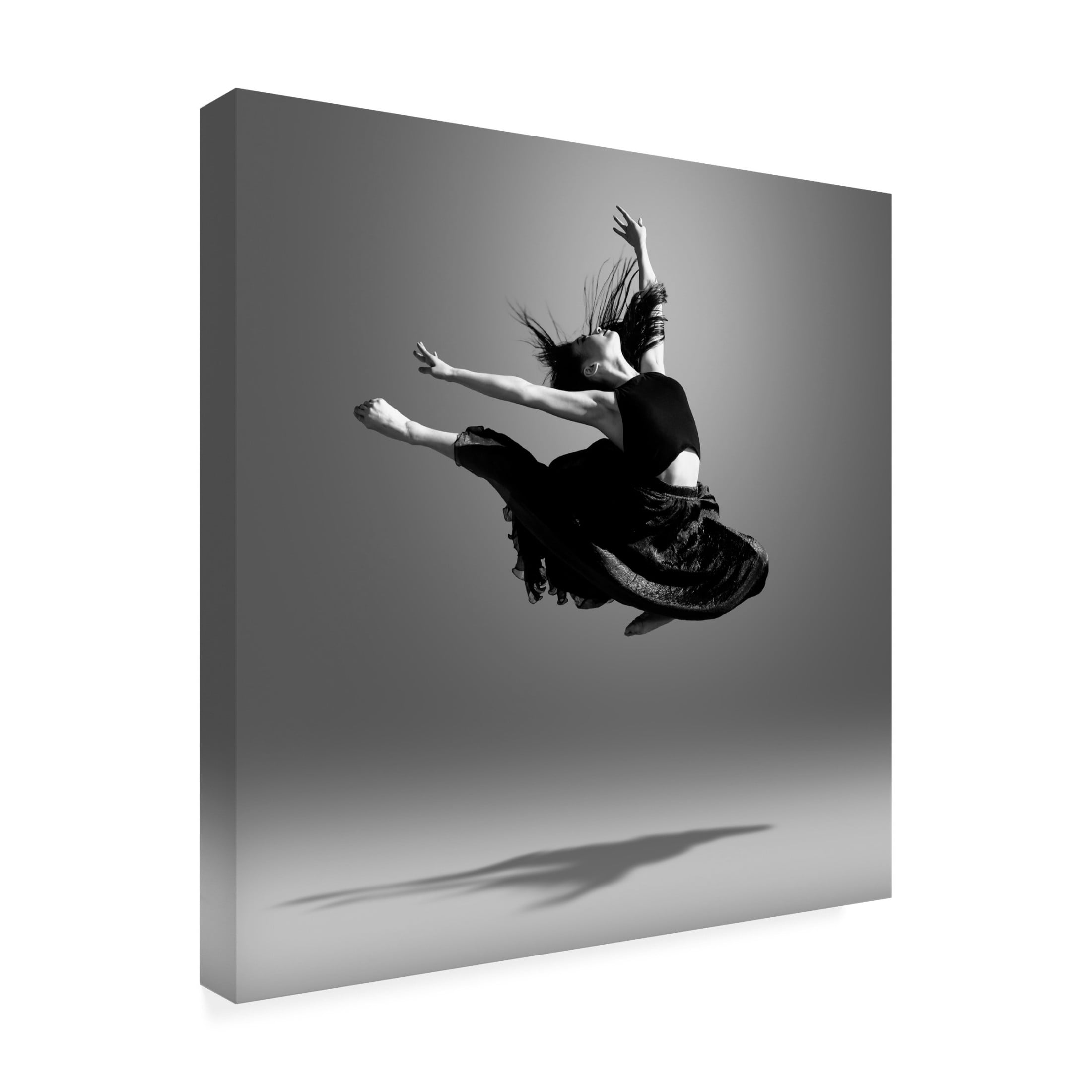 Trademark Fine Art Bill Wang Jumping Dancer Canvas Wall Art