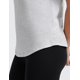 thumbnail image 5 of Remera CRZ YOGA de Algodón Pima Suave de Manga Corta Gris Claro, 5 of 6
