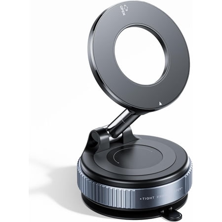 2026 Upgraded Vacuum Magnetic Car Phone Holder 360 ° Reinforced 96LBS Ultra Suction Cup Phone Mount for MagSafe Cell Phone Holders for Your Car/Gym/Mirror Mount for iPhone & Android