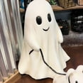 Ziwoki 2024 Spooky Ghost Walking Dog Statue - Haunting Ghost Dog