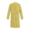 thumbnail image 2 of Panda Uniform Multi-Pocket Lab Coat for Men & Women, 6XL, Yellow, 2 of 7