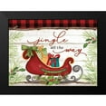thumbnail image 2 of Mollie B. 18x15 Black Modern Framed Museum Art Print Titled - Jingle All the Way, 2 of 5
