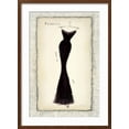 thumbnail image 2 of Art.com Vogue Silhouette Art Print by Emily Adams, Brown Frame Wall Art, 21" x 29", 2 of 5