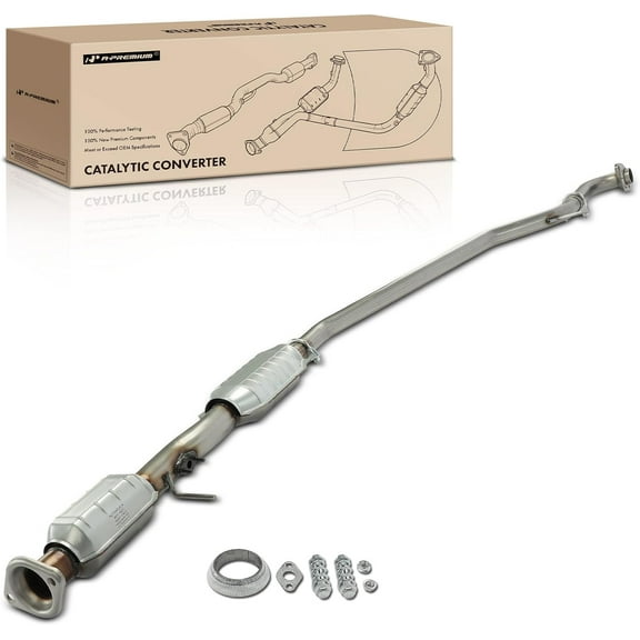 A-Premium Rear Catalytic Converter Kit Direct-Fit Compatible with Toyota Highlander 2001 2002 2003 3.0L, EPA Compliant