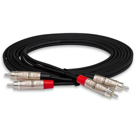 Hosa - HRR-050X2 - Pro Dual Cable RCA - RCA 50 Feet