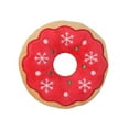 thumbnail image 4 of Perro divertido Squeaky Toy Squeaker Play Regalos Gatos Perros Animal de peluche suaves Juguete interactivo para Navidad Hogar Viajar Interior Rosquilla Roja Colco Juguetes chirriantes, 4 of 8