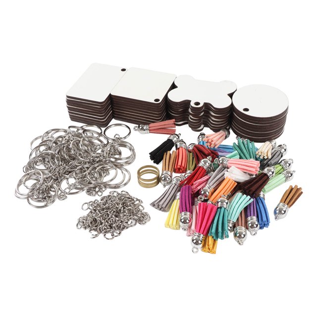 Acrylique Porte-Clés Vierges, 201pcs Sublimation Porte-Clés Blancs Transfert de Chaleur Porte-Clés Blancs Sublimation Porte-Clés Performance Haut de Gamme
