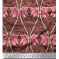 thumbnail image 1 of Soimoi Cotton Voile Fabric Floral & Ogee Damask Print Fabric by Yard 42 Inch Wide, 1 of 1