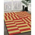 thumbnail image 3 of Ahgly Company Machine Washable Indoor Rectangle Transitional Ferrari Red Area Rugs, 2' x 4', 3 of 7
