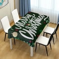 thumbnail image 6 of SKYSONIC 54"X54" Square Tablecloth with Christmas Bell Green Prints, Anti-Wrinkle and Smooth Table Cloth for Kitchen/Home Wedding Decoration, 6 of 7