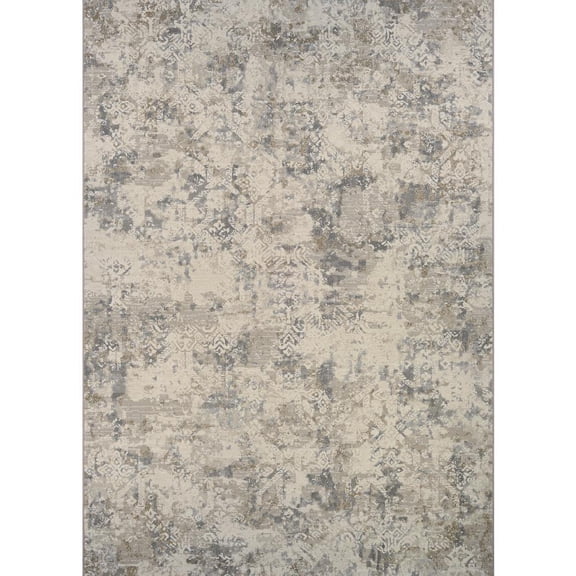 Couristan Antique Lace Area Rug, Flax ,Rectangle, 7'10" x 11'2"