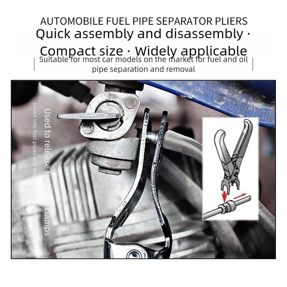 Automotive Fuel Line Disconnect Pliers 3Pc Set Alloy Forged Quick Release Hose Alloy Green Red Bule Easy To Use High Quality