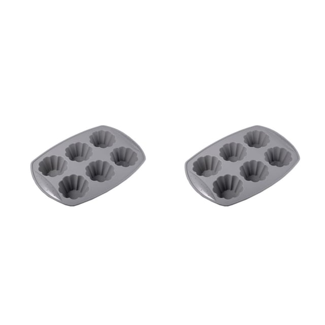 Matsuzay Molde de silicona para pastel de 6 cavidades, taza para magdalenas de Chocolate, herramienta para hornear, tarta de huevo de encaje, Type1 NO1