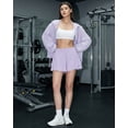 thumbnail image 6 of FITOP Women's High Waisted Running Shorts—Comfy Liner for Workout Athletic Gym Track Quick Dry,Purple,Size XL, 6 of 6