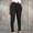 Black, variant on Aloohaidyvio Women's Casual High Waist Pants Ladies Bandage Elastic Waist Stripe Pants