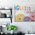 thumbnail image 2 of Stupell Industries Glazed and Confused Fun Donut Food Parody Canvas Wall Art Design by June Erica Vess, 36" x 48", 2 of 4