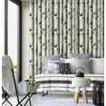 thumbnail image 2 of Forest Wallpaper Peel and Stick Wood Birch Tree Removable Grey/Brown/Green Vinyl Contact Paper Self Adhesive Mural 17.7in x 9.8ft, 2 of 7