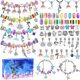 thumbnail image 1 of Kit para Hacer Pulseras Niñas, 112pzs Juego de Fabricación de Joyas para Niñas, Juego de Pulseras de Abalorios, Cuentas para Hacer Pulsera, Kit Artesanía DIY, 1 of 5