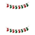 thumbnail image 1 of Matsuzay Suministros de tela para fiestas de primera , banderines exquisitos para cualquier ocasión, suministros para fiestas, pancarta multicolor calcetín de navidad 2Conjunto, 1 of 6