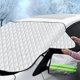 thumbnail image 4 of Cubierta del parabrisas, cubierta de la ventana delantera con protección contra el hielo, parasol del automóvil de la cubierta de la ventana delantera, aplicar contra el sol, el polvo, la nieve, el hi Afortunado Sencillez, 4 of 5