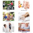 thumbnail image 1 of Tapis d'Incontinence Lavable Réutilisable à 4 Couches TPU Imperméable Matelas Pliable Antidérapant Bleu Fleur1, 1 of 9