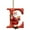 E, variant on Moocorvic 26 Initial Letters Christmas Ornaments, Personalized Santa Claus Alphabet Christmas Tree Decorations Indoor Home Party Gifts(O)