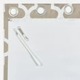 thumbnail image 3 of Exclusive Home Ironwork Sateen Woven Room Darkening Blackout Grommet Top Patio Curtain Panel, 108"x84", Taupe, 3 of 9