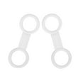 thumbnail image 4 of koolsoo 2pcs Clear Silicone Snorkel Clip Keeper Holder for Attaching to Diving Transparent, 4 of 8