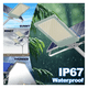 thumbnail image 3 of Lámpara Solar LED 800W para Exterior con Control Remoto IP67 Eo Safe Imports Blanco, 3 of 5