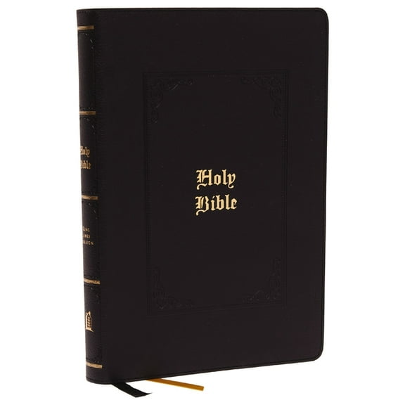 KJV Holy Bible: Large Print with 53,000 Center-Column Cross References, Black Leathersoft, Red Letter, Comfort Print (Th, (Hardcover)