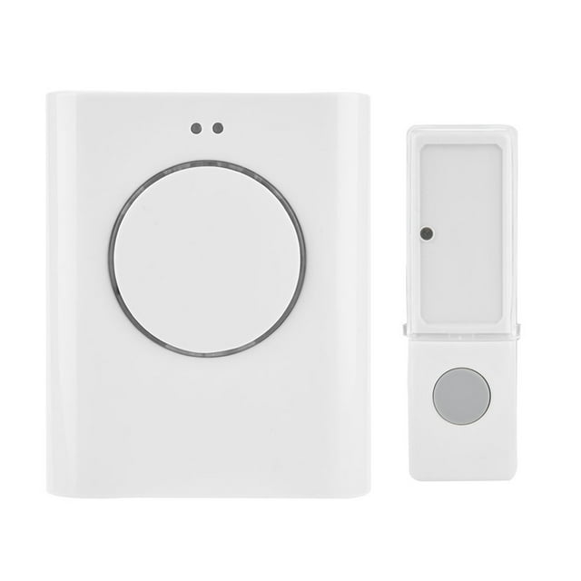 Saluaqui Timbre Inalámbrico, Kit de Timbre de Puerta Inalámbrico, Control remoto de 200 m concarga de mp3, timbre de puertta inalmbrico a prueBa de Agua, Diseño de Sonido