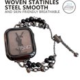 thumbnail image 4 of Aplicable a Apple S8 correa de reloj perla acero inoxidable metal iwatch se correa pulsera correa de metal, 4 of 5
