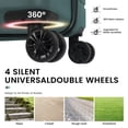 thumbnail image 5 of New York Xpress 30" Hardside Large Checked Luggage Spinner Lightweight, Green - 2538, 5 of 9